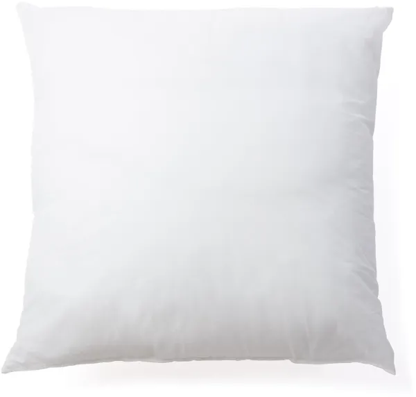 LAFORMA Fluff fyldpude - hvid stof i genbrugsfibre og polyesterfiber (60x60)